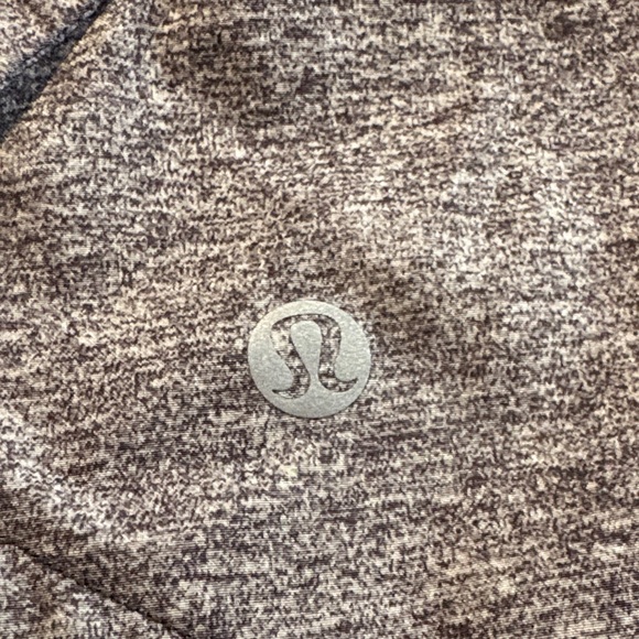 Lululemon Athletica Heathered Gray and Black Athletic Shorts - Picture 3 of 3